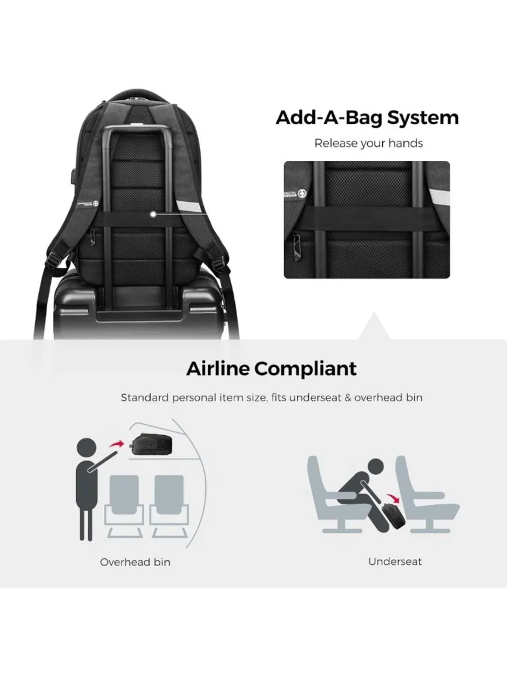 Stylish 16-Inch Laptop Backpack for Men & Women | Travel & Work Ready Design